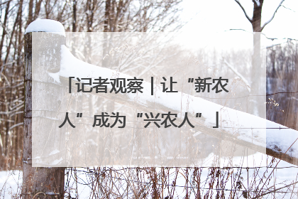 记者观察｜让“新农人”成为“兴农人”