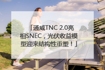 通威TNC 2.0亮相SNEC，光伏收益模型迎来结构性重塑！