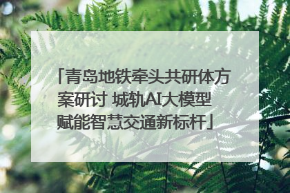青岛地铁牵头共研体方案研讨 城轨AI大模型赋能智慧交通新标杆