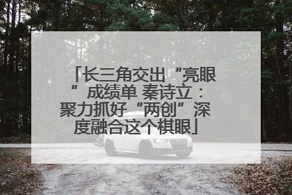 长三角交出“亮眼”成绩单 秦诗立：聚力抓好“两创”深度融合这个棋眼
