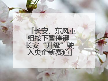 长安、东风重组按下暂停键 长安“升级”驶入央企新赛道