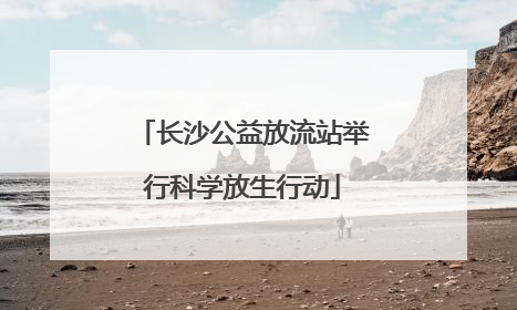 长沙公益放流站举行科学放生行动