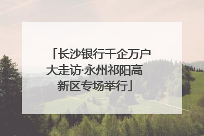 长沙银行千企万户大走访·永州祁阳高新区专场举行