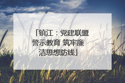 镇江：党建联盟警示教育 筑牢廉洁思想防线
