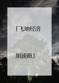 飞地经济加速跑