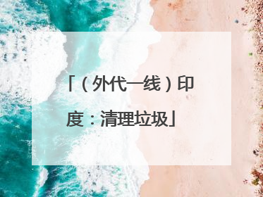 （外代一线）印度：清理垃圾