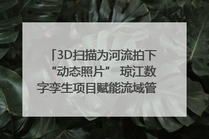 3D扫描为河流拍下“动态照片” 琼江数字孪生项目赋能流域管理｜新闻发布最前线