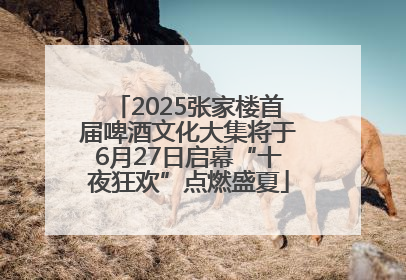 2025张家楼首届啤酒文化大集将于6月27日启幕“十夜狂欢”点燃盛夏