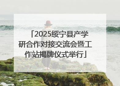 2025绥宁县产学研合作对接交流会暨工作站揭牌仪式举行