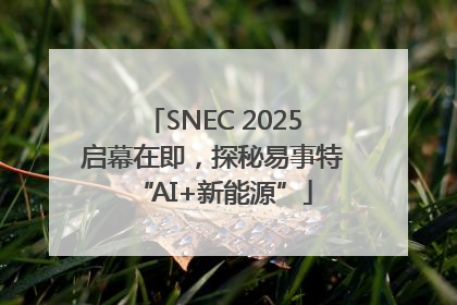 SNEC 2025启幕在即，探秘易事特“AI+新能源”